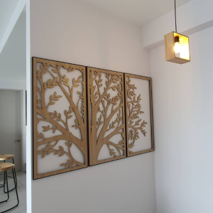 Veneer wall art